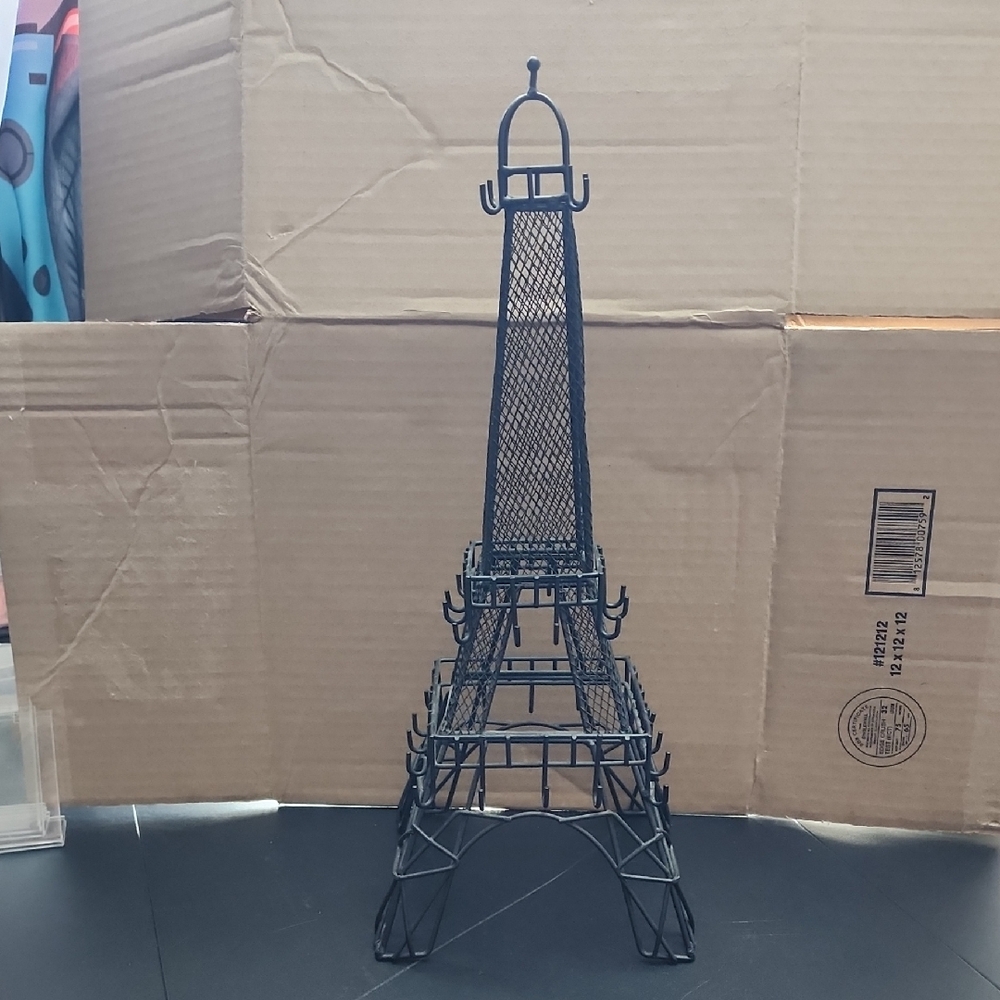 Black Eiffel Tower Jewelry Holder